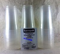 Clear Plastic Party Disposable Cups Drinking Glass cups dixie PP Cup 22 oz 100 pcs