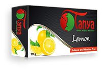Tanya Herbal 100% Nicotine and Tobacco Free Shisha Hookah Flavors 250G Bag (Lemon)