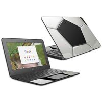 MightySkins Skin Compatible with HP Chromebook 11 G6 11.6" (2018) - Soccer Ball | Protective, Durable, and Unique Vinyl Decal wrap Cover | Easy to Apply, Remove, and Change Styles | Made in The USA