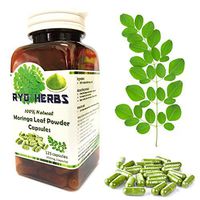 125 Capsules/Bottle 100% Natural Moringa Oleifera Leaf Powder Capsule Dietary Supplement Herbal herb Remedies (1)