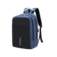 Acrodi Travel Laptop Backpack, Water Resistant Anti-Theft Bag with USB Charging Port and Lock for Women Men College School Student Computer Business (Blue)