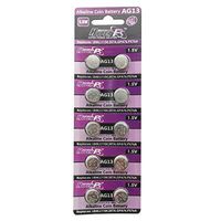 10 pcs AG13 GP76 357A SR44SW RW42 1.5V Alkaline Button Cell Battery HyperPS
