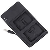 NP-FW50 Dual Channel Battery Charger, Compatible Sony A6500 A5000 A5100 A6000 A6300 A7 A7II A7RII A7SII A7S A7S2 A7R A7R2 A55 RX10 Accessories(Charger + USB Charging Cable)