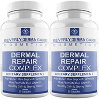 Beverly Dermal Repair Complex Supplement with Biotin, Vitamin B12, Vitamin B6, Vitamin C, Vitamin D & Vitamin E - Best Formula On The Market - 2 Bottles