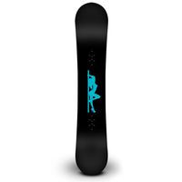 Sexy Stripper Pole Girl Snowboard Sticker All Weather 6" Vinyl Decal - [Teal]