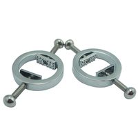 Mylujo Nipple Clamps Women Fetish Flirt Bondage Sex Toys Body Massage Tool Adjustable Stainless Steel 1 Pair