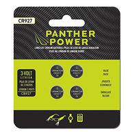 PANTHER POWER 4 Pack of CR927 3V Batteries - 3 Volt Lithium Coin Cell Replaceable (BAT-4638)