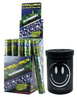 Herb Airtight Container Fresh Kettle with Cyclones Blueberry Hemp Cones 24 Count Box DC Crafts Nation- Happy Face