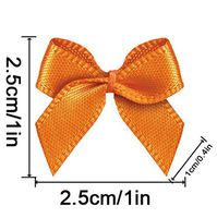 20 Color Pre-Tied White Satin Gift Bows (Pack of 50)
