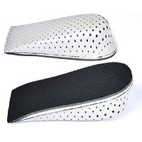 Breathable Memory Foam Insoles Lifts, Heel Cups Support Orthotic Protector Inserts, Height Increase Shock Absorbing Cushions, Bone Spur Pain Relief Pads, for Plantar Fasciitis Heel Sore (1.18")