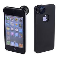 Neewer 3-in-1 Fish Eye Lens+Wide Angle Lens+Macro Lens Kit for Apple iPhone 5/5S (Black)