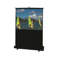 Draper Traveller Portable Projection Screen, HDTV Format, 32.5x58", 66.5" Dia