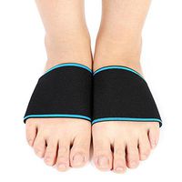 Flat Foot Band Correction Fasciitis Planting,2Pair Compression Shock Absorber Pad Wraps Arch Support Elastic Bow Foot Care
