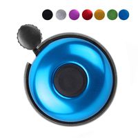 REKATA Aluminum Bike Bell, Loud Sound Bicycle Bell (Blue)