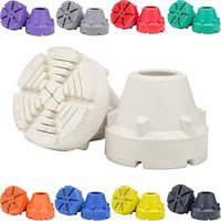 SureTip White Crutch Tips & Cane Tip (Pair of 2) – 1 Size Fits All 3/4" 7/8” Inch - Extreme Grip Heavy Duty Universal Sizing Crutches Shafts Longest Lasting High Performance Rubber Non-Slip