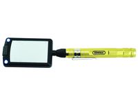General Tools 92560 LED Lighted Telescoping Rectangular Inspection Mirror, 24 inches