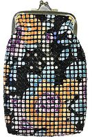 Eclipse Flower Luxury Mesh Sequin Cigarette Case Pouch, Coin Purse, 100s, 3237-3