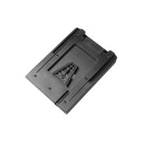 GVM LED Video Light Panel with Optical Lens V-Mount Battery Plate to NP-F970 F750 F550 Battery Plate Power Supply Converter Adapter for LED Video Light Panel with V-Mount Battery Lock Plate