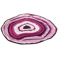 Jocund Home Carpet Creative Round Carpet Annual Ring Printed Non-Slip Mat Baby Crawling Mat