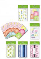 Assorted Thank You Appreciation Cards Bulk Blank Note Cards Set 48 Pack Assortment & 6 Designs With Foil Finish, Baby Shower, Wedding, Bridal Shower, Condolence, Flowers, Polka Dots