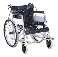 Transport Wheel Chair,Lightweight Wheelchair, Stainless Steel Frame Folding Wheelchair, Elderly Scooter,Handicapped Trolley,Transport Chair，Seat width17.7 inch for Adult