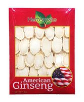 Hand-Selected A Grade American Ginseng Large Slice (4Oz. Box)