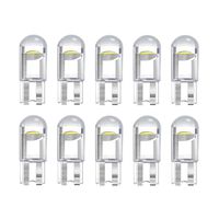 Makergroup T10 194 Miniature Wedge LED Light Bulbs W5W 2825 158 192 168 194 12V Cool White for Car Side Marker Lights Dome Map Door Courtesy License Plate 0.5W 10-Pack