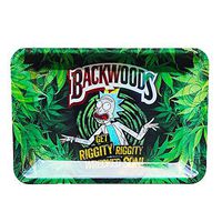 Metal Rolling Tray Durable Art Scroll Tray Funny RK Pattern