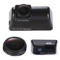 HDMEU HD Color CCD Waterproof Vehicle Car Rear View Backup Camera, 170° Viewing Angle Reversing Camera for Ford Transit