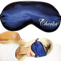 Sleep Mask - Full Blackout - Fully Adjustable Headband - Breathable - Hypoallergenic - for Men/Women/Children - Thick and Soft - Blackout Any Light - Night Blindfold - Fall Asleep Fast (Navy Blue)