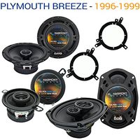 Compatible with Plymouth Breeze 1996-1999 Factory Speaker Upgrade Harmony Speakers Package New