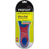 ProFoot Ultra Gel Massaging Insoles, Women's 6-10, 1 Pair