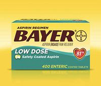 Bayer Low Dose Safety Coated Aspirin 81 mg, 400 Count