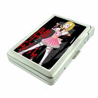 Bad Girls Pin Up Girl D19 Cigarette Case Lighter Smoking King Size Cigarettes Silver Metal Wallet 4" X 2.75" RFID Protection