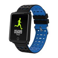 Cywulin Fitness Tracker Waterproof IP68 Smartwatch Activity Tracking Bracelet Heart Rate Sleep Blood Pressure Oxygen Monitor for iOS Android Phone Kids Men Women Color Screen Outdoor Sport (Blue)