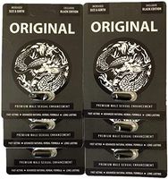 Big K Redlips Red Lips Black Original White Dragon Enhancement Pills Bundle (Black Original Dragon) (color May Very)