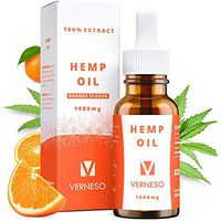 Hemp Oil Drops 1000 MG - 100% Organic - Grown & Made in USA - Natural Immune & Sleep Support - 2Oz/60ML