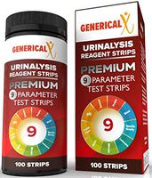 9 Parameter Premium Urinalysis Test Strips for UTI, Ketones, pH, Protein, Blood, Kidney, Liver Problems | FDA Approved| (100 Strips) Detailed Instructions |Measure Ketones & More | Accurate, Res