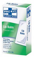 Lip Balm, Packet, 0.5g, PK10