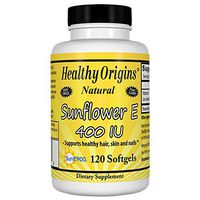 Healthy Origins Sunflower Vitamin E-400 IU, 120 Softgels