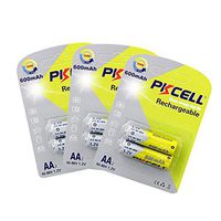 Ni-MH aa Rechargeable Battery 1.2v 600mAh Count:Pcs (6)