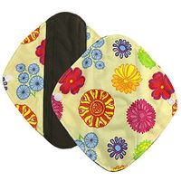 Jonerytime❤️Reusable Bamboo Cloth Washable Menstrual Pad Mama Sanitary Towel Pad (L, Orange)