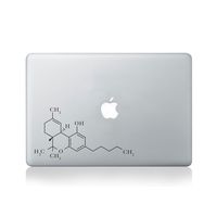 Molecular Structure of THC Vinyl MacBook Decal/Laptop Decal - Fits MacBook Air (11/13), MacBook Pro (13/15), MacBook Pro Retina (13/15) and MacBook Retina (12)
