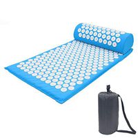 Xuan Yu Massage Acupressure Mat Massage Mat Yoga Acupressure Mat Sports Cushion Pillow 6642cm (Color : Sky Blue)