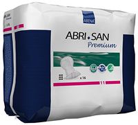 Abena Abri-San Premium Incontinence Pads, Size 11 - X-Plus, 16 Count