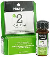 NuAge, No 2 Calc Phos, Calcium Phosphate, 125 Tablets