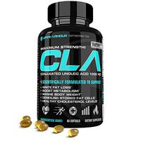 CLA by Life’s Armour | High Potency CLA Safflower Oil Conjugated Linoleic Acid Weight Loss Supplement for Fat Loss, Metabolism, Heart Health, Cholesterol, & Weight Management - 1000mg