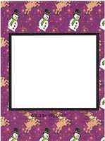 Christmas Snowman & Reindeer Stationery Printer Paper 51 Sheets