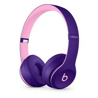 Beats Solo3 Wireless On-Ear Headphones - Beats Pop Collection - Pop Violet (Renewed)