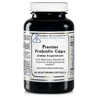 Premier Probiotic Caps, 60 Softgels - Full Spectrum, Beneficial Flora for Gastrointestinal; Health Non-Dairy Base (Milk-Free)